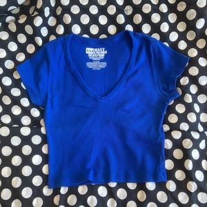 Big Bud Press V Neck Tee in Royal Blue!